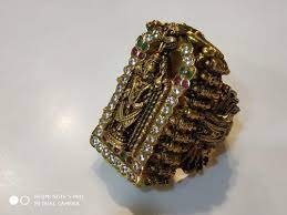 91.6 % Hallmark Jewellery. Antique Jewellery Gold Gents Ring, 15 Grams, Rs  69000 /gram | ID: 22067110312
