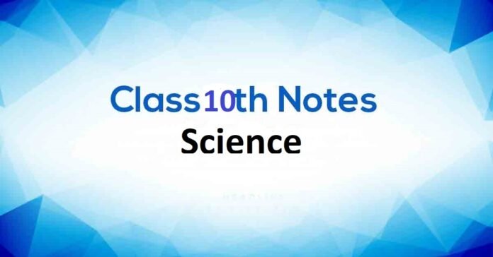 Class 10th Notes of Science